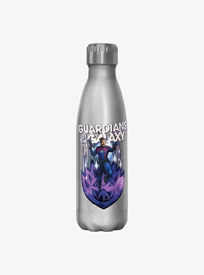 Marvel Guardians of the Galaxy Vol. 3 Star-Lord Badge Water Bottle