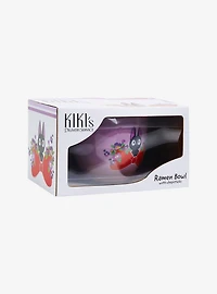 Our Universe Studio Ghibli Kiki's Delivery Service Jiji Bow Ramen Bowl with Chopsticks