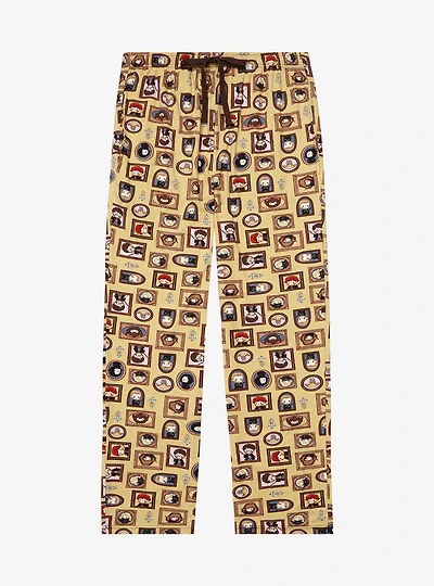 Harry Potter Hogwarts Portraits Allover Print Sleep Pants - BoxLunch Exclusive