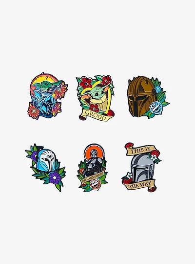 Star Wars The Mandalorian Floral Art Blind Box Pin - BoxLunch Exclusive