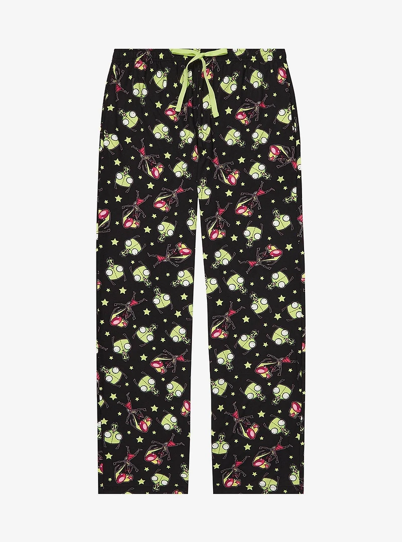 Invader Zim GIR & Allover Print Sleep Pants - BoxLunch Exclusive