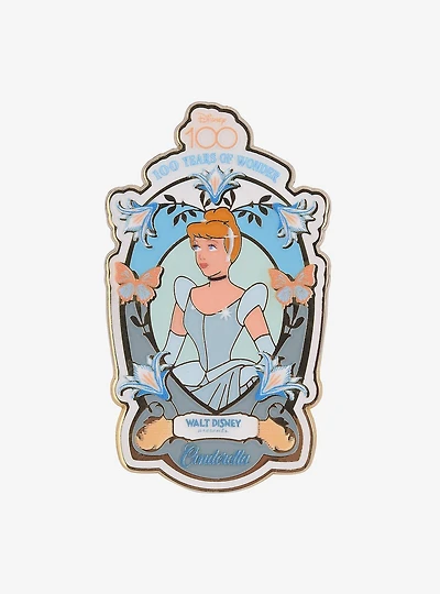 Disney 100 Cinderella Frame Portrait Enamel Pin - BoxLunch Exclusive