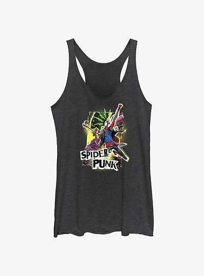 Marvel Spider-Man: Across The Spiderverse Spider-Punk Poster Girls Tank