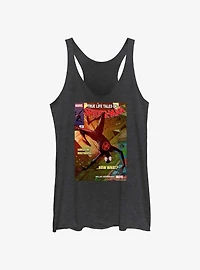 Marvel Spider-Man: Across The Spiderverse Comic Cover Girls Tank