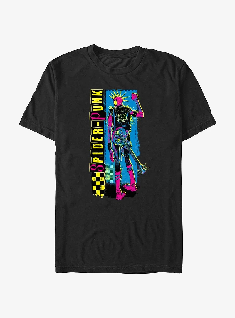 Marvel Spider-Man: Across The Spiderverse Spider-Punk Poster T-Shirt
