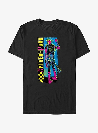 Marvel Spider-Man: Across The Spiderverse Spider-Punk Poster T-Shirt
