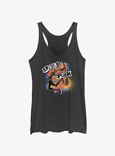 Marvel Spider-Man: Across The Spiderverse Rock On Spider-Punk Girls Tank