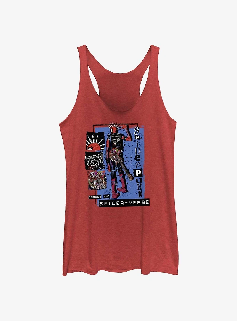 Marvel Spider-Man: Across The Spiderverse Punk Power Spider-Punk Girls Tank