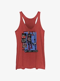 Marvel Spider-Man: Across The Spiderverse Punk Power Spider-Punk Girls Tank