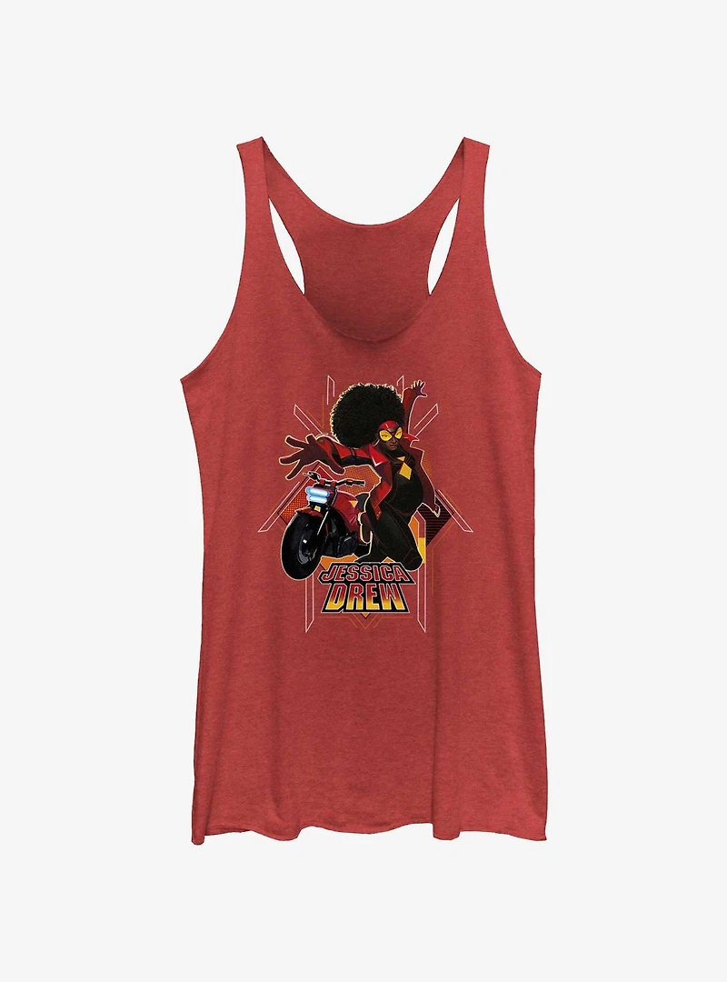 Marvel Spider-Man: Across The Spiderverse Jessica Drew Poster Girls Tank