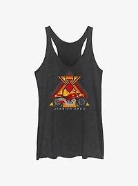 Marvel Spider-Man: Across The Spiderverse Jessica Drew Motorbike Girls Tank