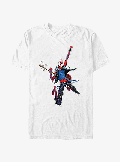 Marvel Spider-Man: Across The Spiderverse Spider-Punk T-Shirt