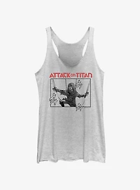 Attack on Titan Armin Struggling Manga Womens Tank Top