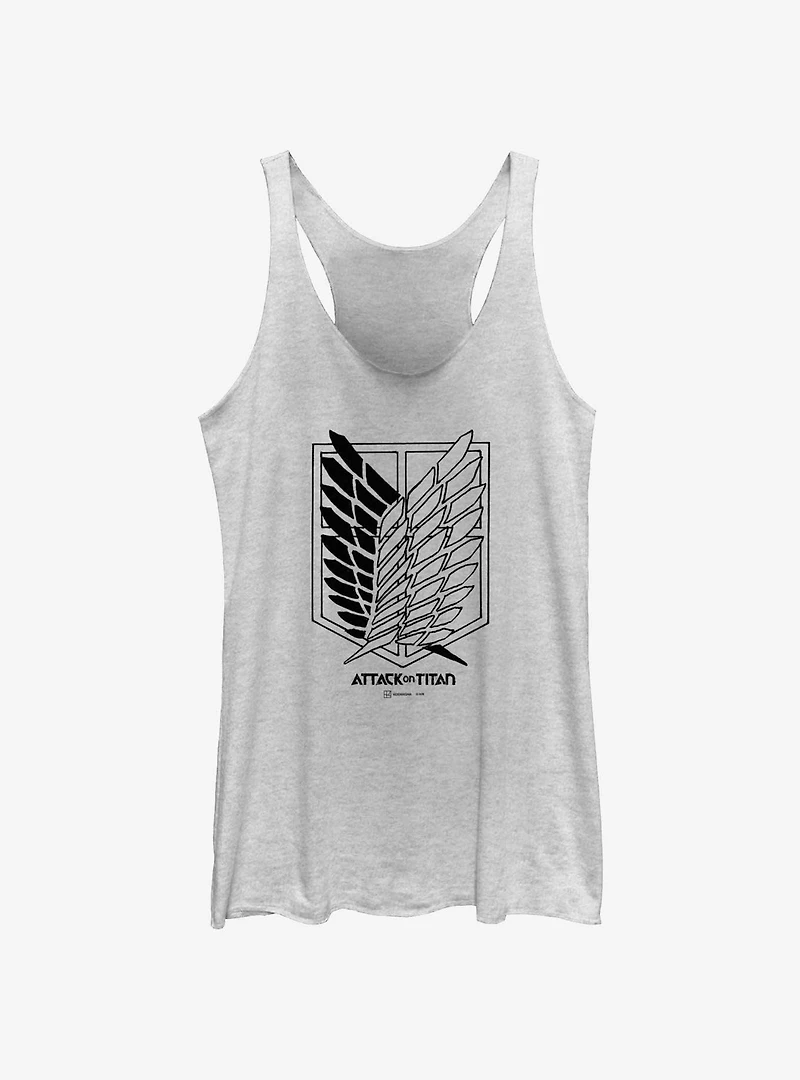 Attack on Titan Scout Regiment Logo Womens Tank Top