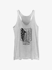 Attack on Titan Scout Regiment Logo Womens Tank Top