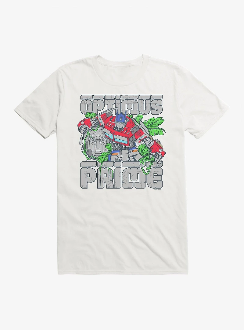 Transformers: Rise of the Beasts Optimus Prime Jungle T-Shirt