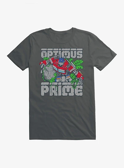 Transformers: Rise of the Beasts Optimus Prime Jungle T-Shirt