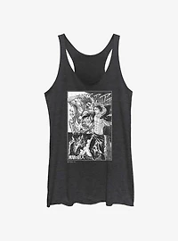 Attack on Titan Eren Yeager Manga Collage Girls Tank