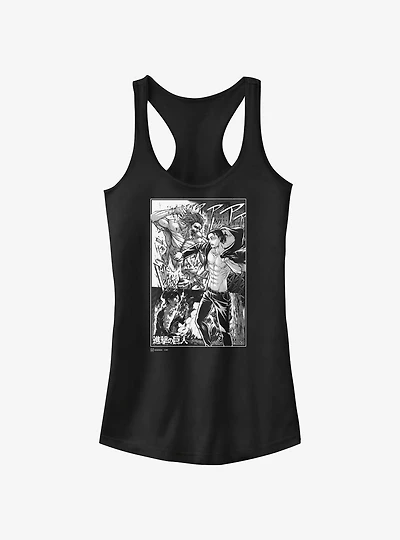 Attack on Titan Eren Yeager Manga Collage Girls Tank