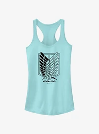 Attack on Titan Scout Regiment Logo Girls Tank