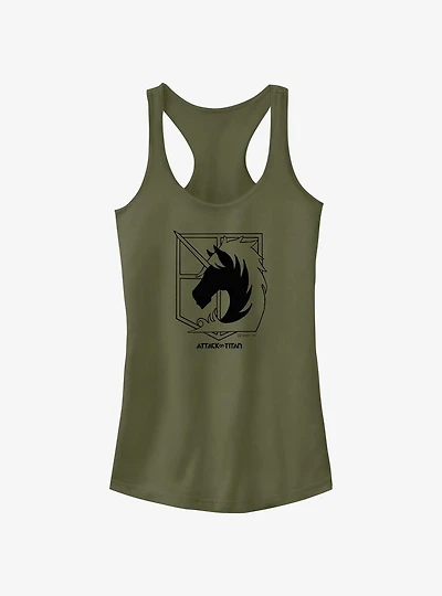 Attack on Titan Police Regiment Logo Girls Tank