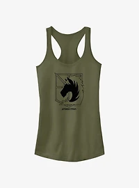 Attack on Titan Police Regiment Logo Girls Tank
