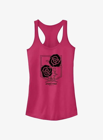 Attack on Titan Garrison Regiment Logo Girls Tank