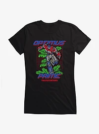 Transformers: Rise Of The Beasts Optimus Prime Palms Girls T-Shirt