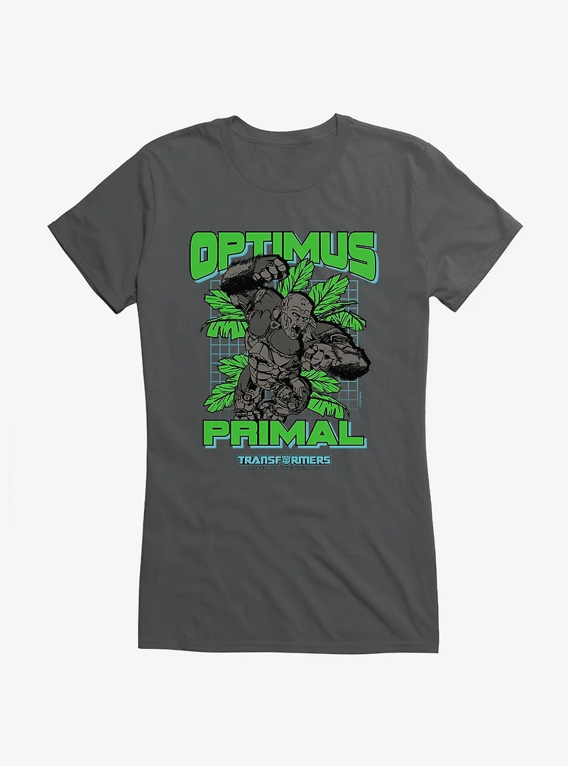 Transformers: Rise Of The Beasts Optimus Primal Palms Girls T-Shirt