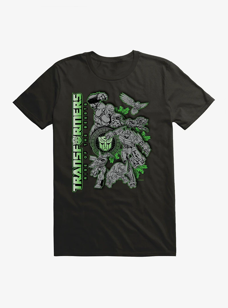 Transformers: Rise Of The Beasts Group Action Pose T-Shirt