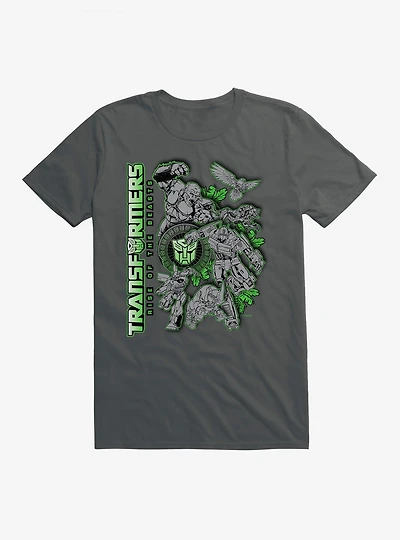 Transformers: Rise Of The Beasts Group Action Pose T-Shirt
