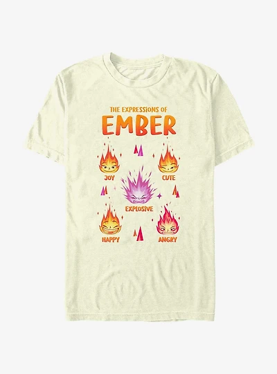 Disney Pixar Elemental Expressions Of Ember T-Shirt