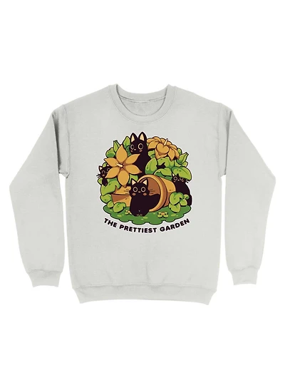 The Prettiest Garden Flower Cat Sweatshirt