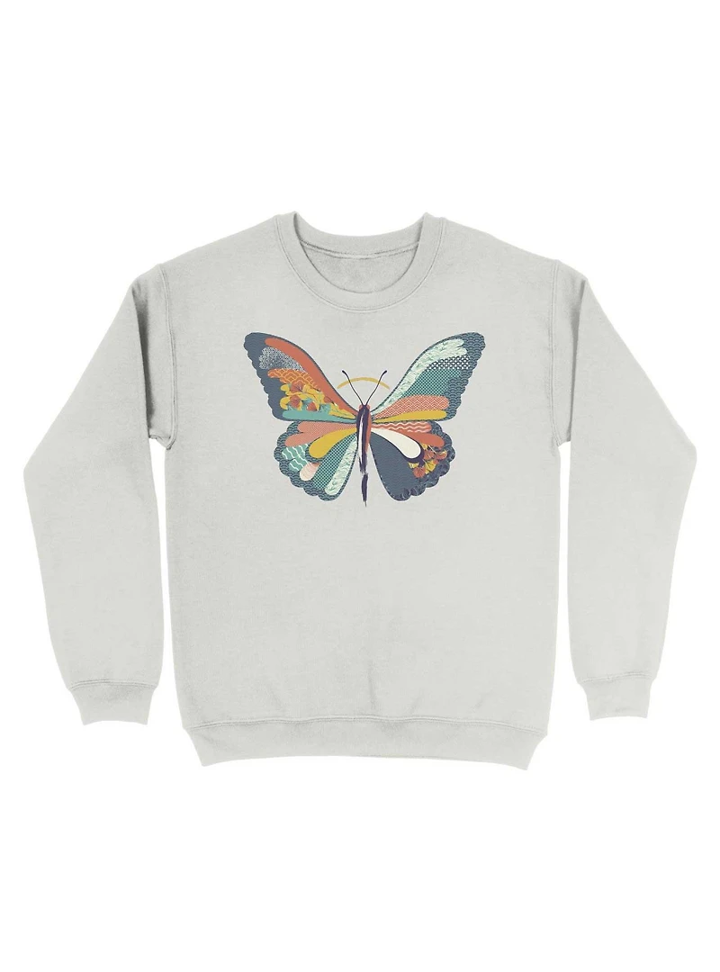 Japanese Pattern Butterfly Art Sweatshirt