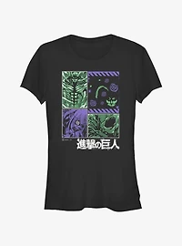 Attack on Titan Armored Founding and Titans Girls T-Shirt