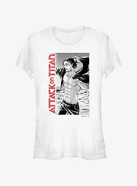 Attack on Titan Eren Yeager Manga Girls T-Shirt