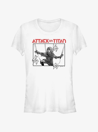 Attack on Titan Armin Struggling Manga Girls T-Shirt