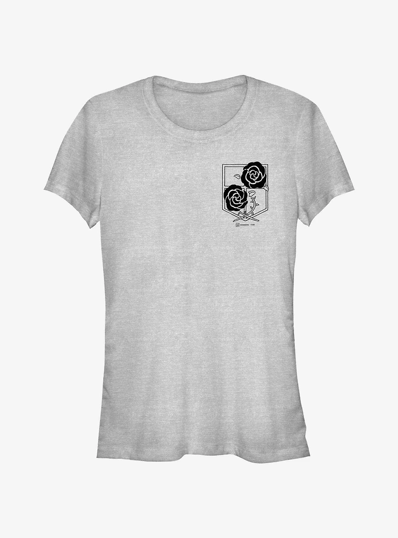 Attack on Titan Garrison Regiment Pocket Crest Girls T-Shirt