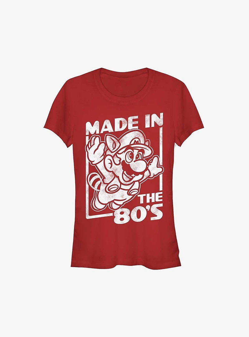 Nintendo Mario Made The 80's Girls T-Shirt