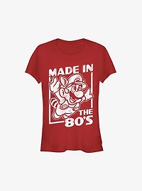 Nintendo Mario Made The 80's Girls T-Shirt