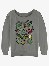 The Legend of Zelda Leafy Link Girls Slouchy Sweatshirt