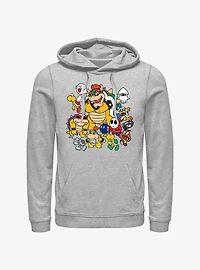 Nintendo Super Mario Villain Stack Hoodie