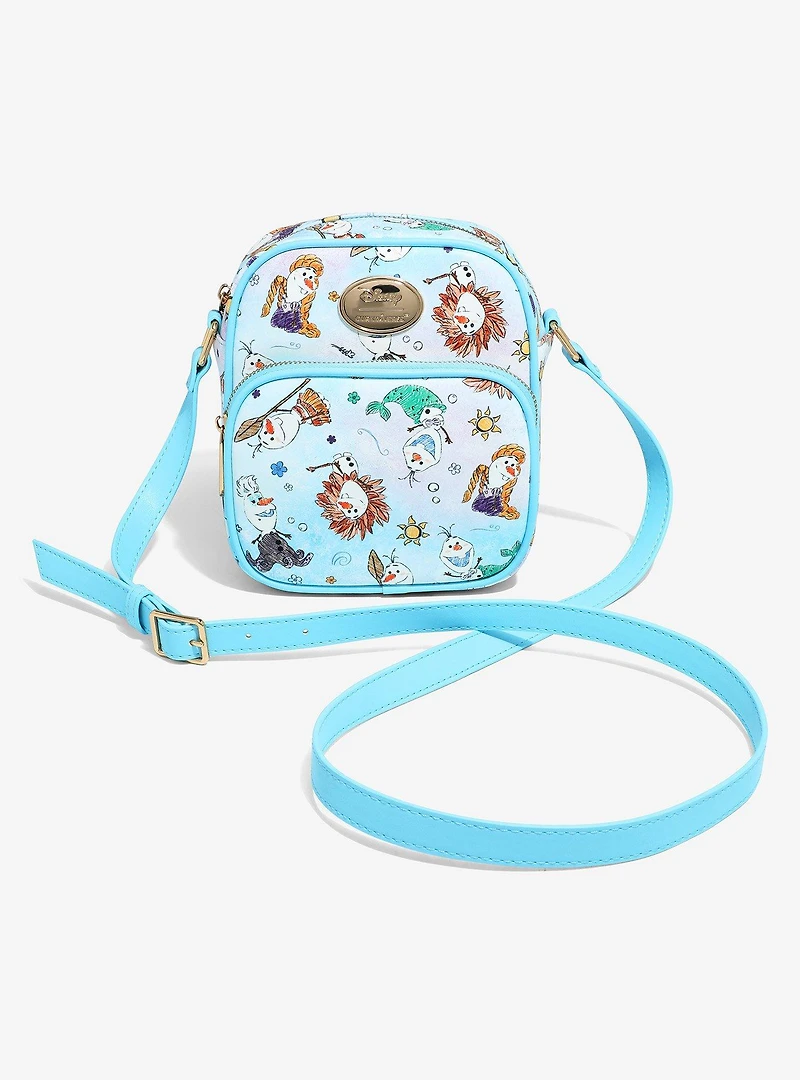 Our Universe Disney Frozen Olaf Allover Print Crossbody Bag - BoxLunch Exclusive