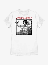 Attack on Titan Mikasa It's Pointless Manga Womens T-Shirt BoxLunch Web Exclusive