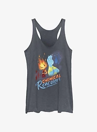 Disney Pixar Elemental Chemical Reaction Ember & Wade Womens Tank Top