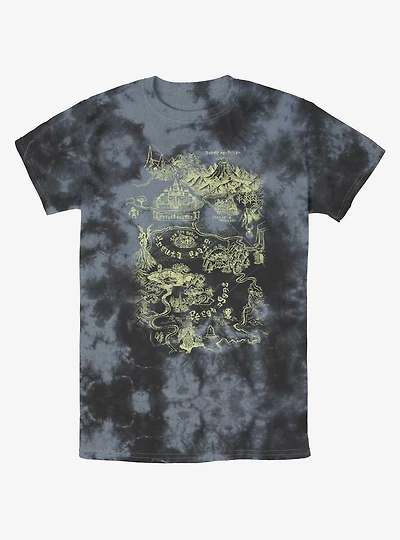 Nintendo The Legend of Zelda Map Tie-Dye T-Shirt