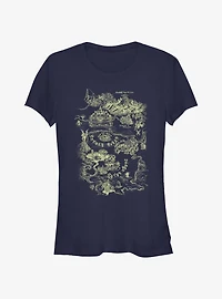 Nintendo The Legend of Zelda Map Girls T-Shirt