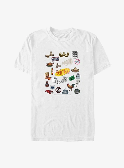 Seinfeld Item Jumble Big & Tall T-Shirt