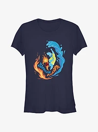 Disney Pixar Elemental Naturally Awesome Ember & Wade Girls T-Shirt