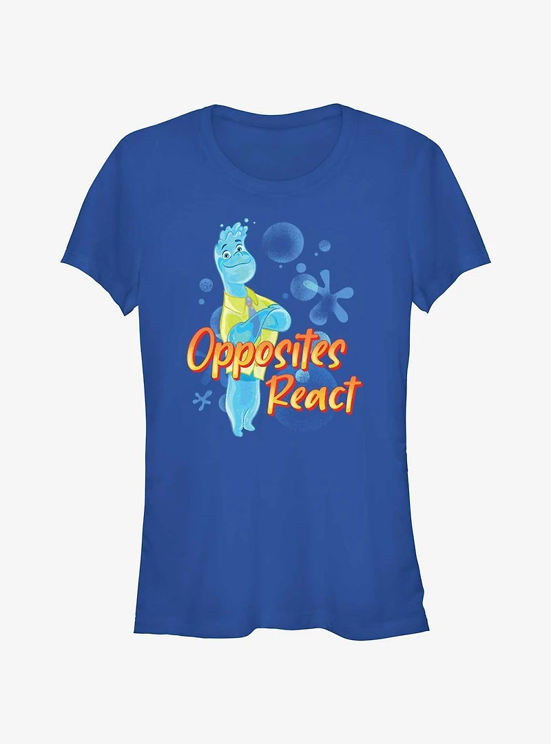 Disney Pixar Elemental Wade Opposites React Girls T-Shirt